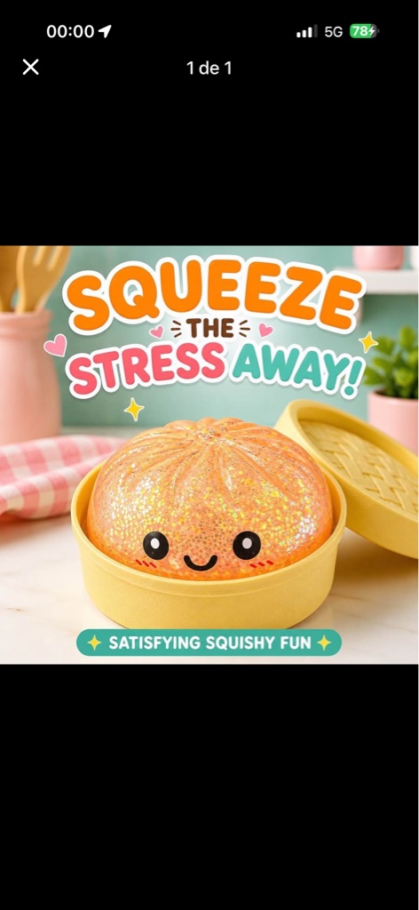 Squeeze naranja antistress