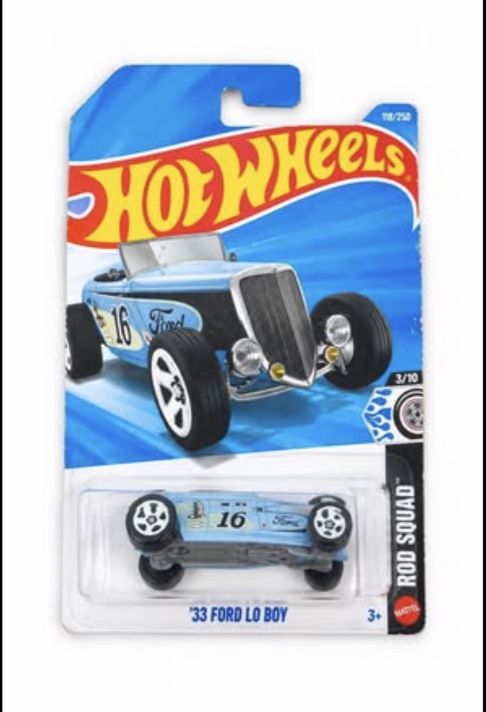 Hot Wheels auto azul