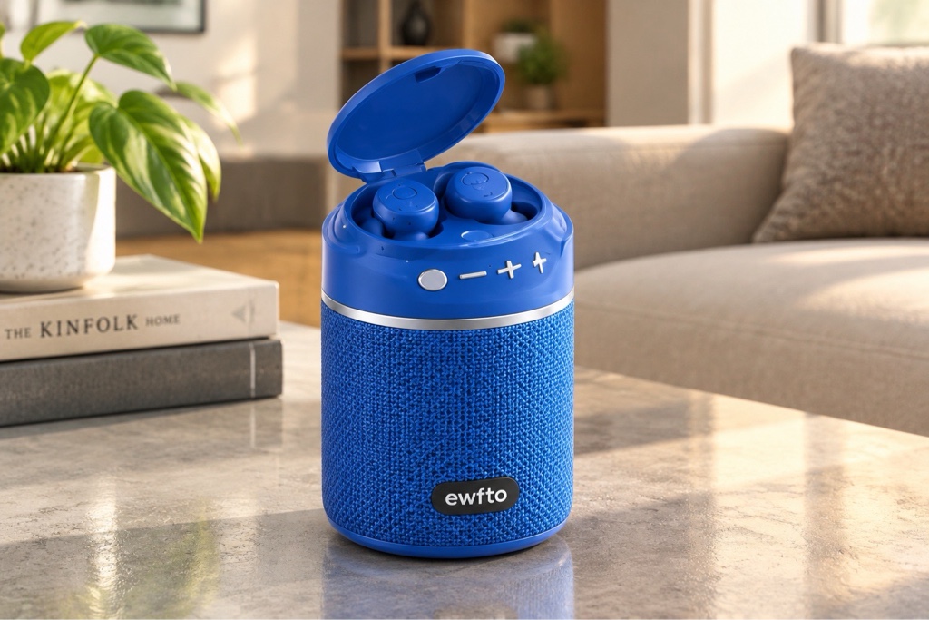 Ewfto parlante azul