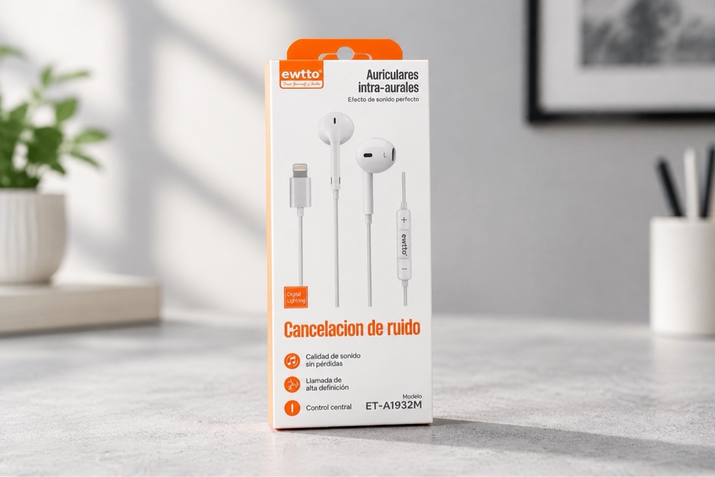 audifonos blancos de IPhone