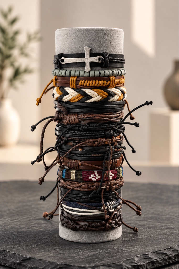 Pulseras artesanales surtidas