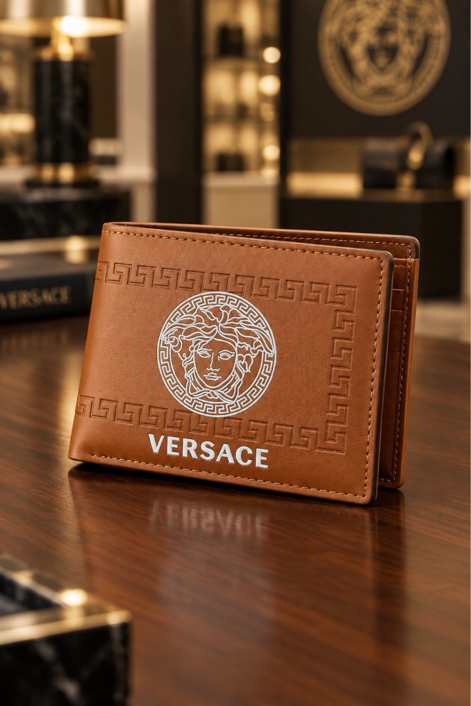 Versace billetera cafe