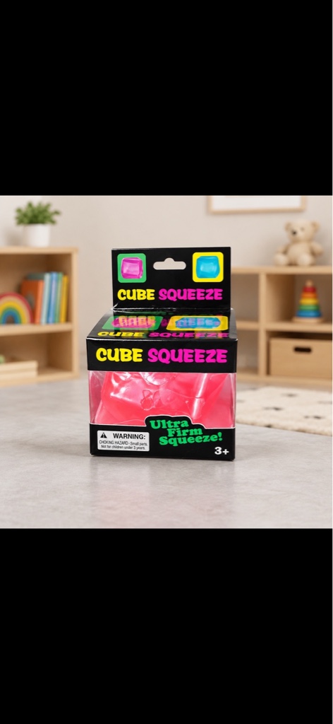 Cube Squeeze rosa