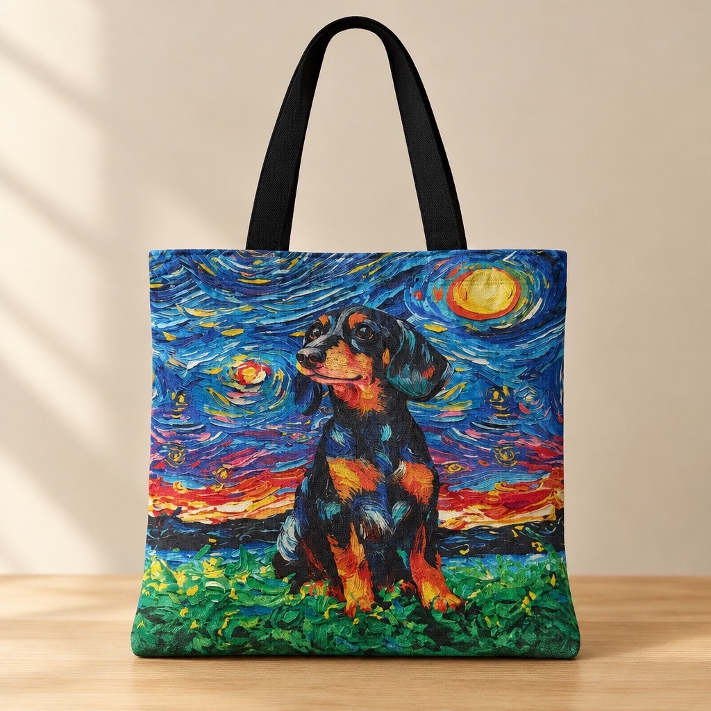 Bolso perro multicolor
