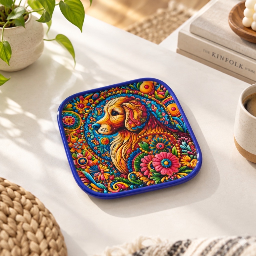 Imanes sensorial perro multicolor