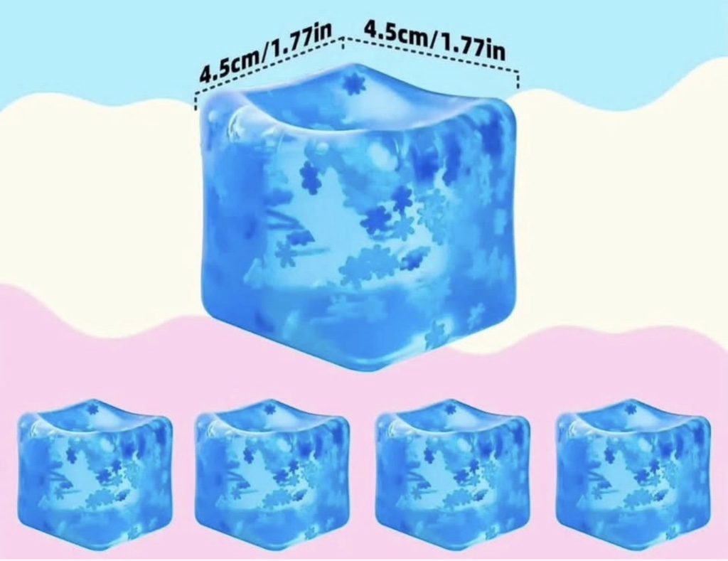 Cubo sensorial azul