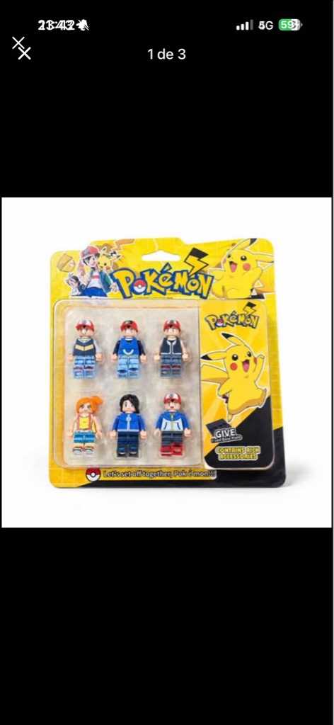 Pokemon figuras mini