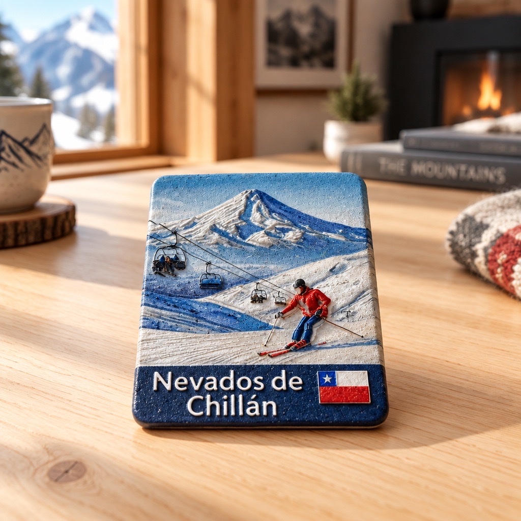 Nevados de Chillán imán de Loza