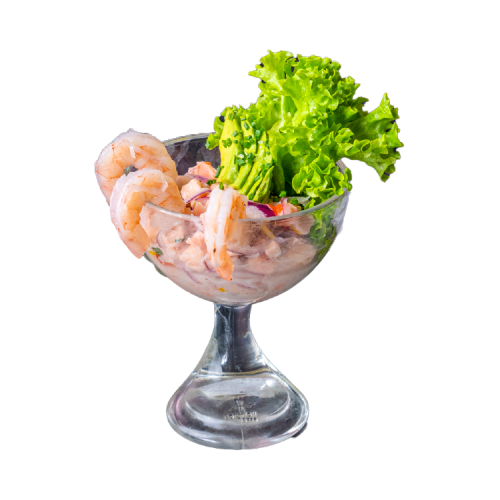 72.- Ceviche Mixto 250grs (1/4 kilo + Jugos!!)