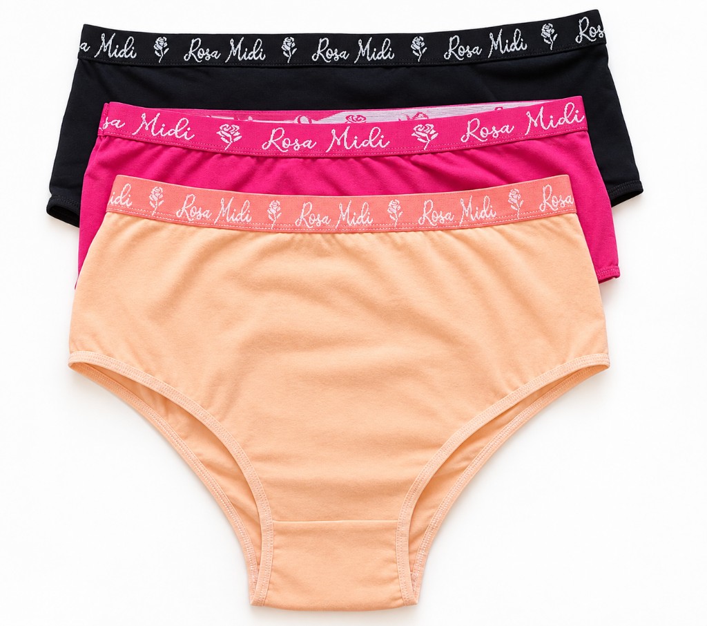 Calcinha Conforto Cotton Elástico Plus Size Fem. Adulto - GG1 / GG2 / GG3 - REF. 20