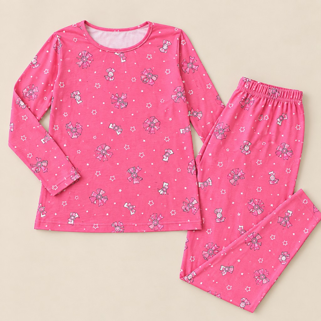 Pijama Fem. Infantil Comprido (suede) - P - REF. 29