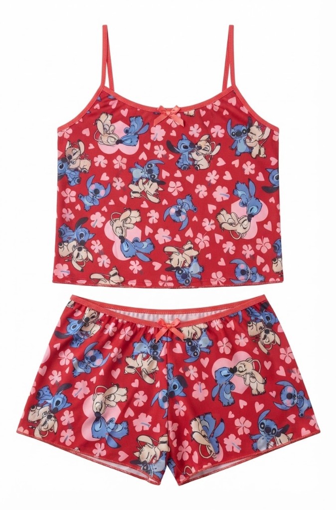 Pijama Babydoll Premium Infantil Feminino - G - REF. 13