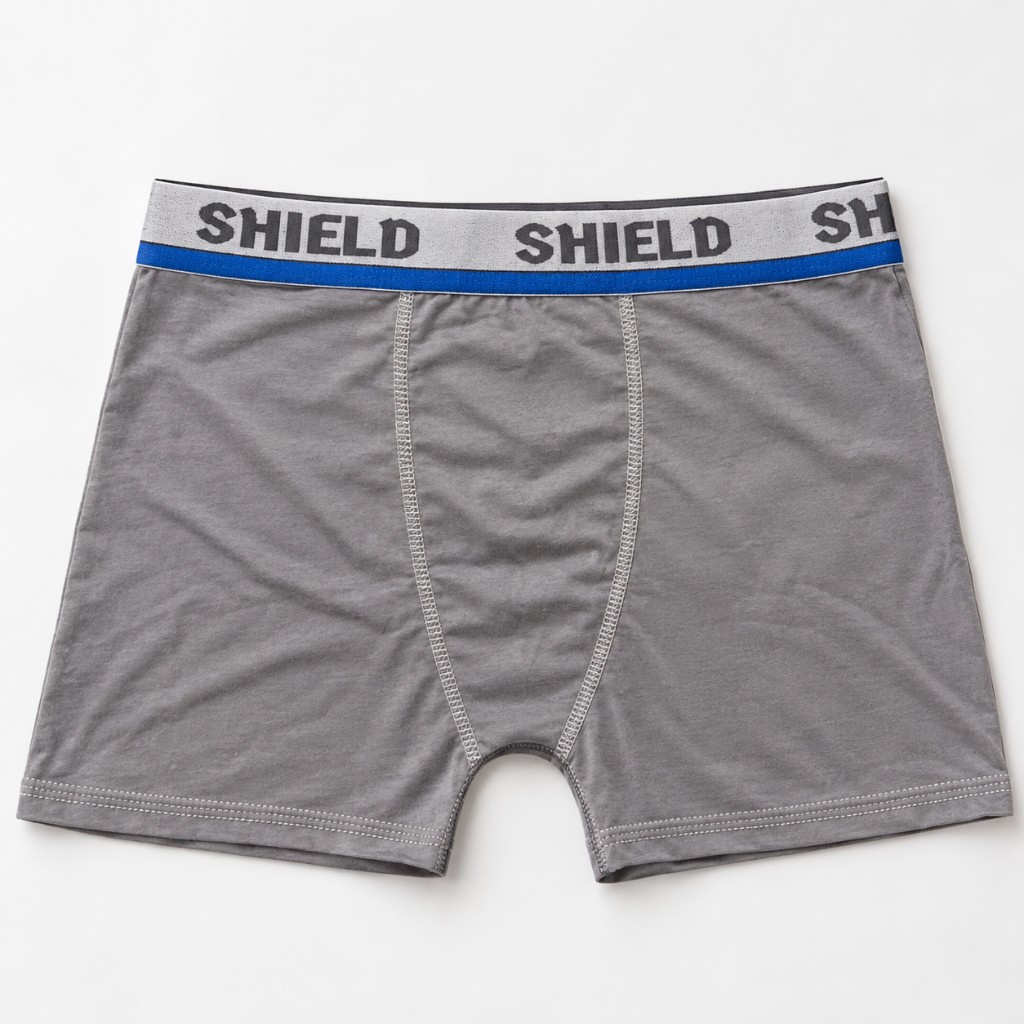 Cueca Boxer Masculino (Cinza)- M - REF. 12
