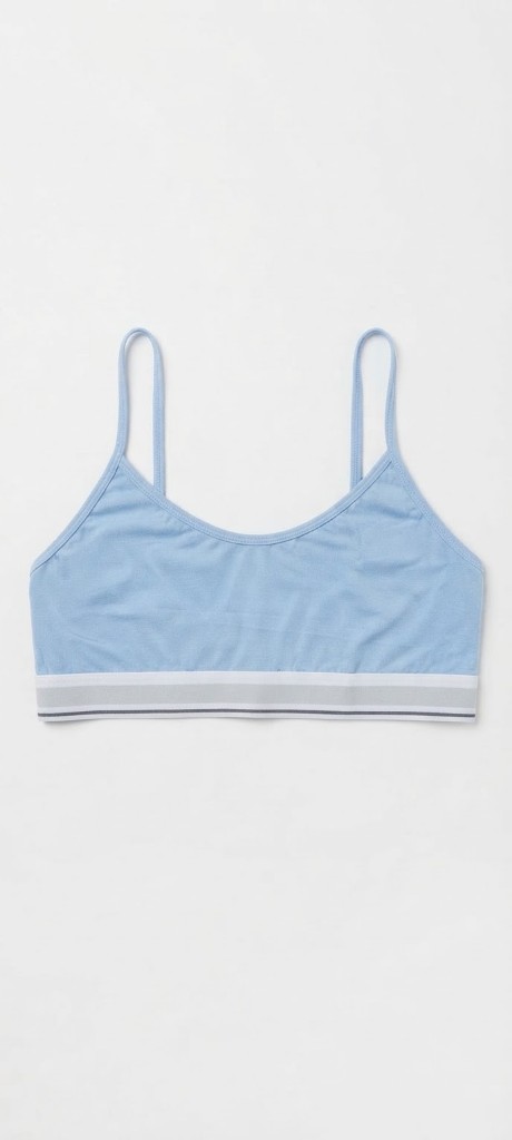 Top Microfibra Feminino - GG (azul claro) - REF. 10