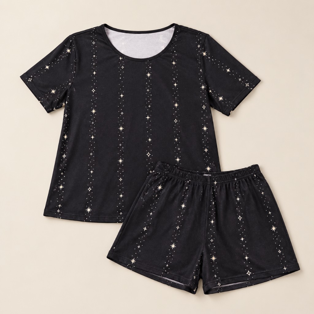 Pijama Fem. Adulto Curto (suede) - G - REF. 30