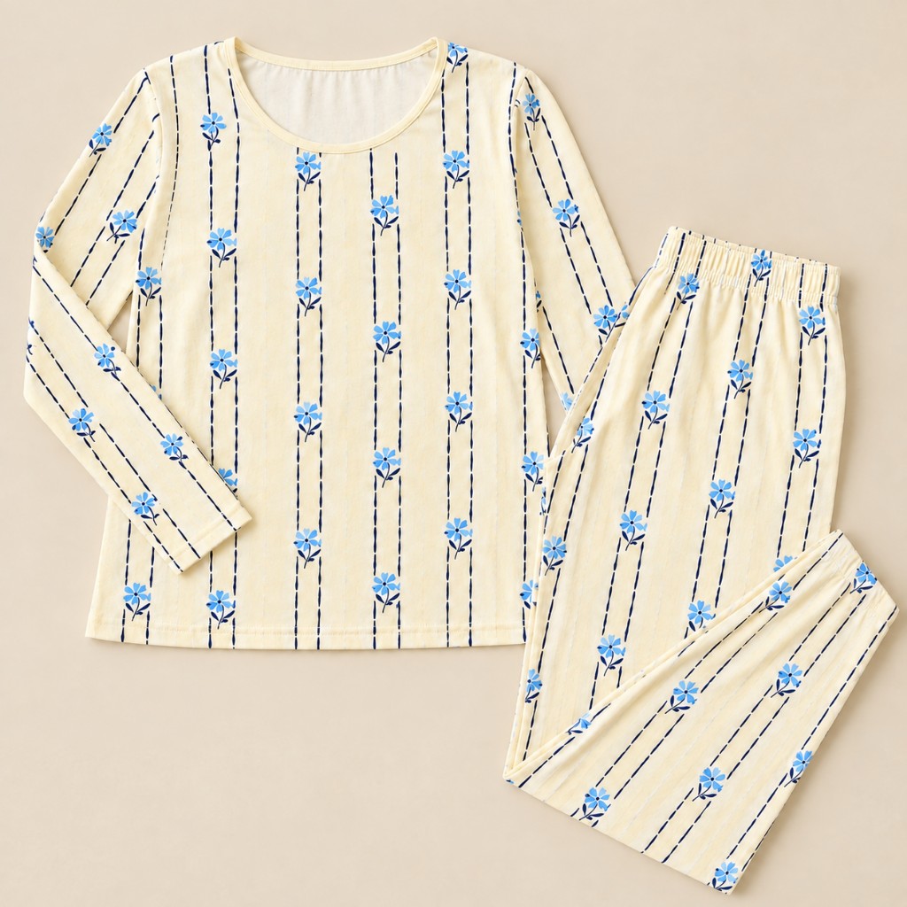 Pijama Fem. Adulto Comprido (suede) - G - REF. 23