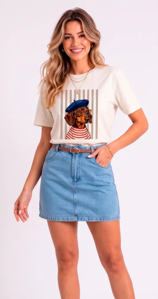 T-Shirt Off Dachshund (ref. 145) - TAM P