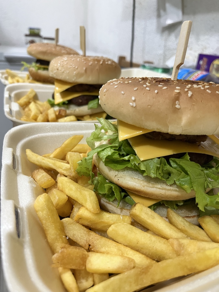 Mega hamburguesa