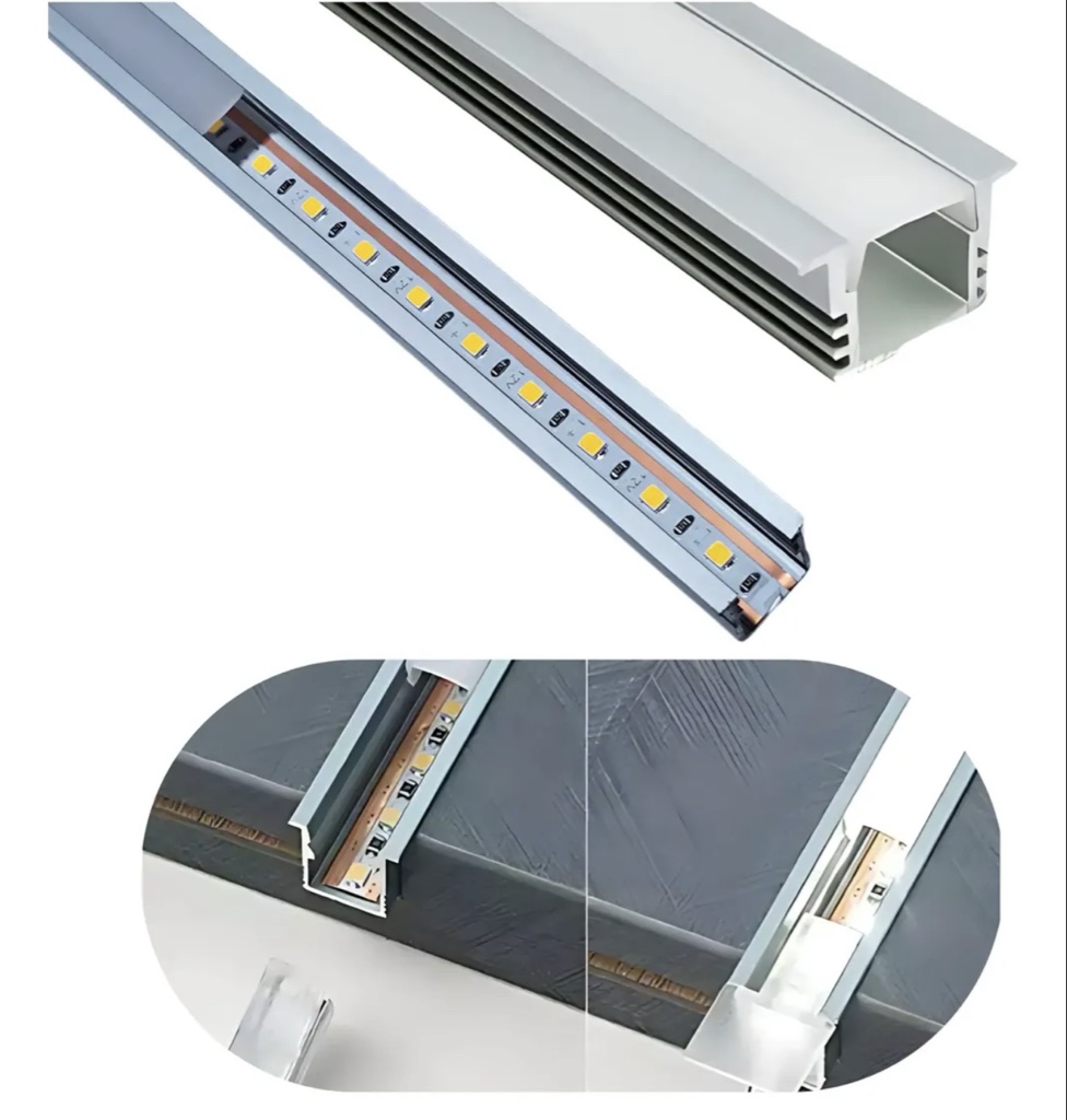 Perfil aluminio LED