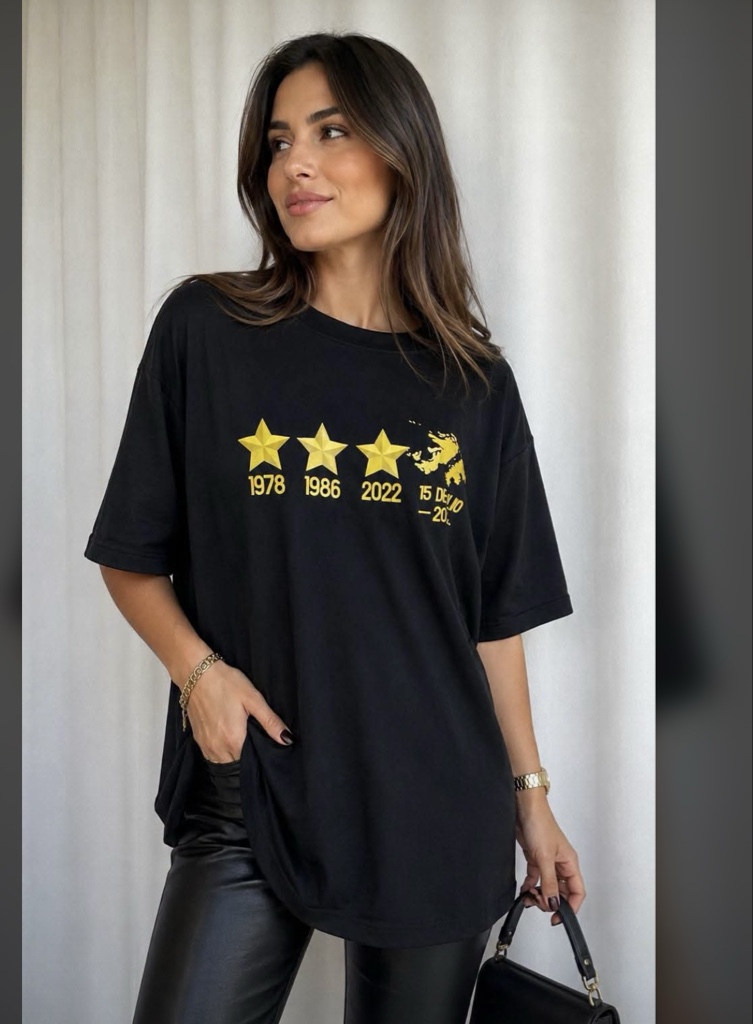 Remera estrellas + Malvinas