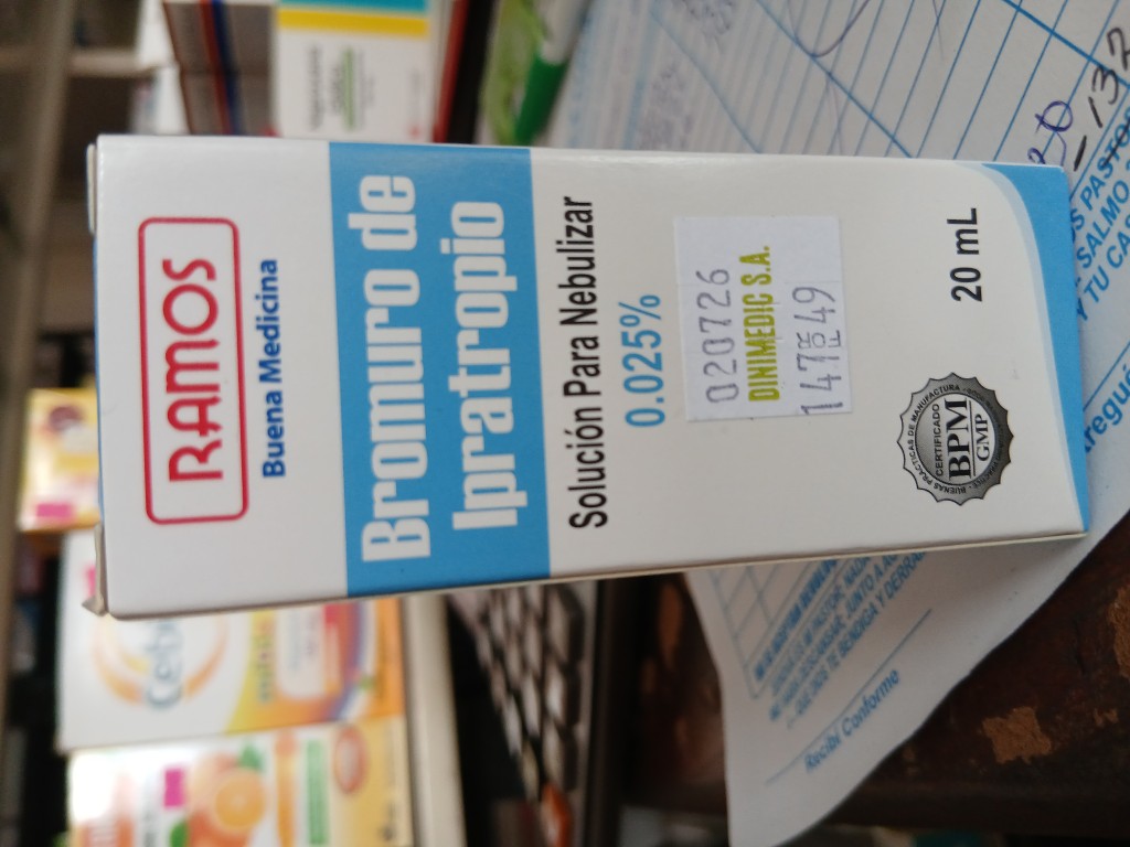 Bromuro de Ipatropio para Nebulizar