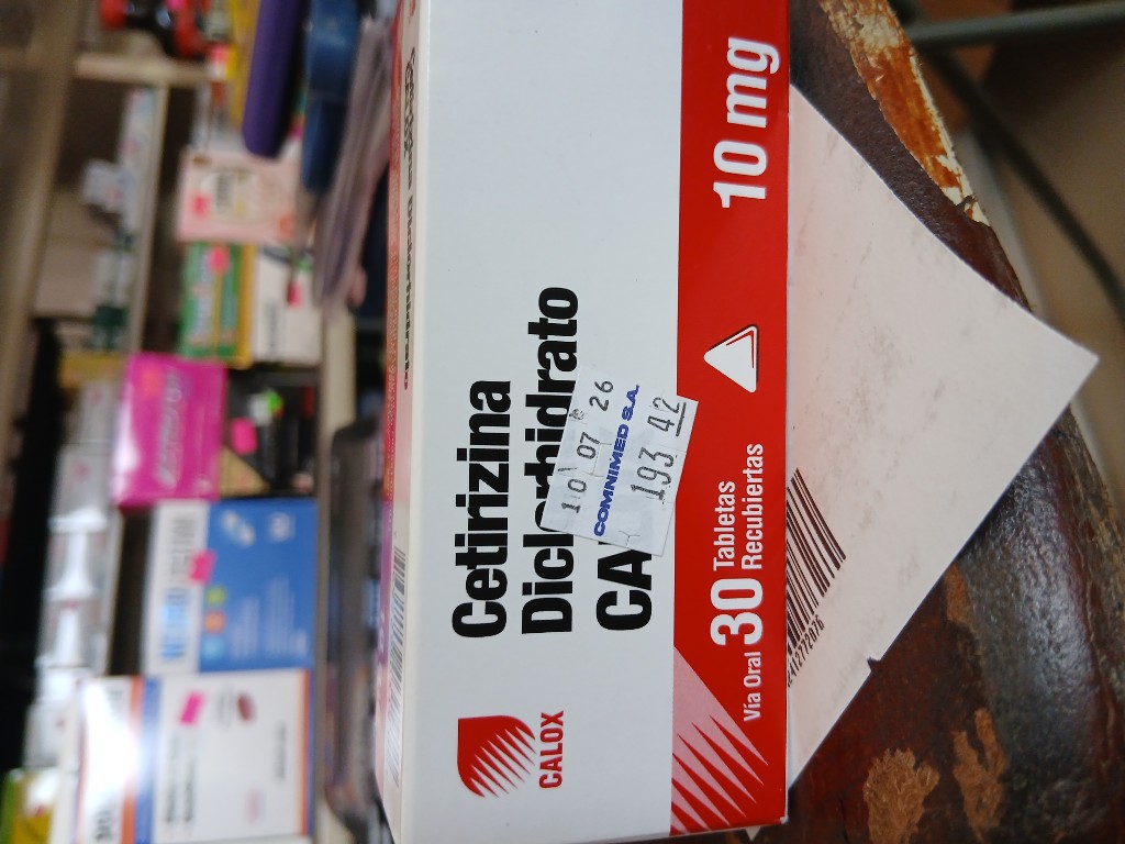 CETIRIZINA 10 MG TAB