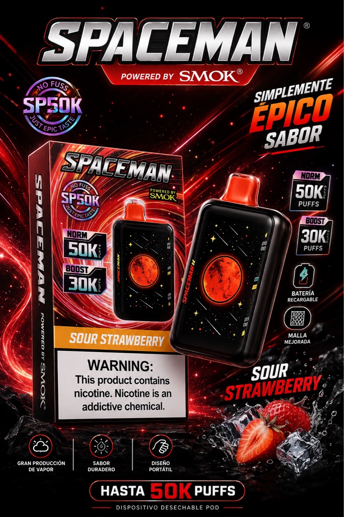 Spaceman 50k puff