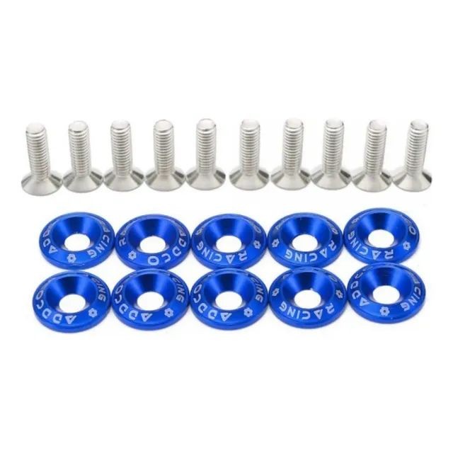 ARANDELA  ALUMINO COLOR AZUL
