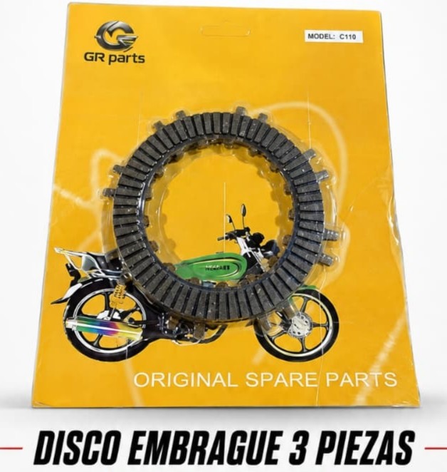DISCOS DE EMBRAGUE 3 PZ RC