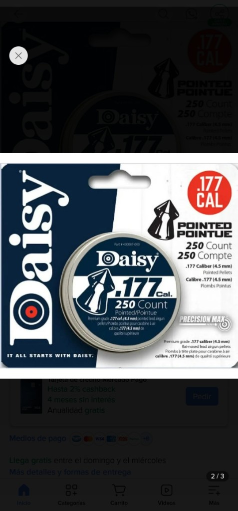 Daisy .177 Diabolos punta