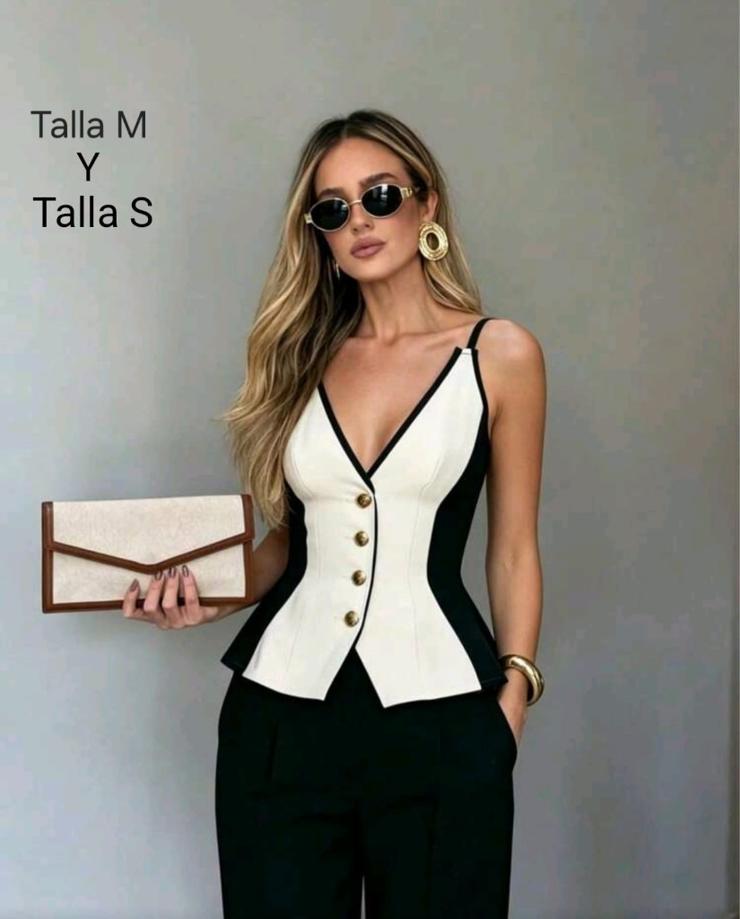 Blusa de tirantes elegante y casual con escote en V
