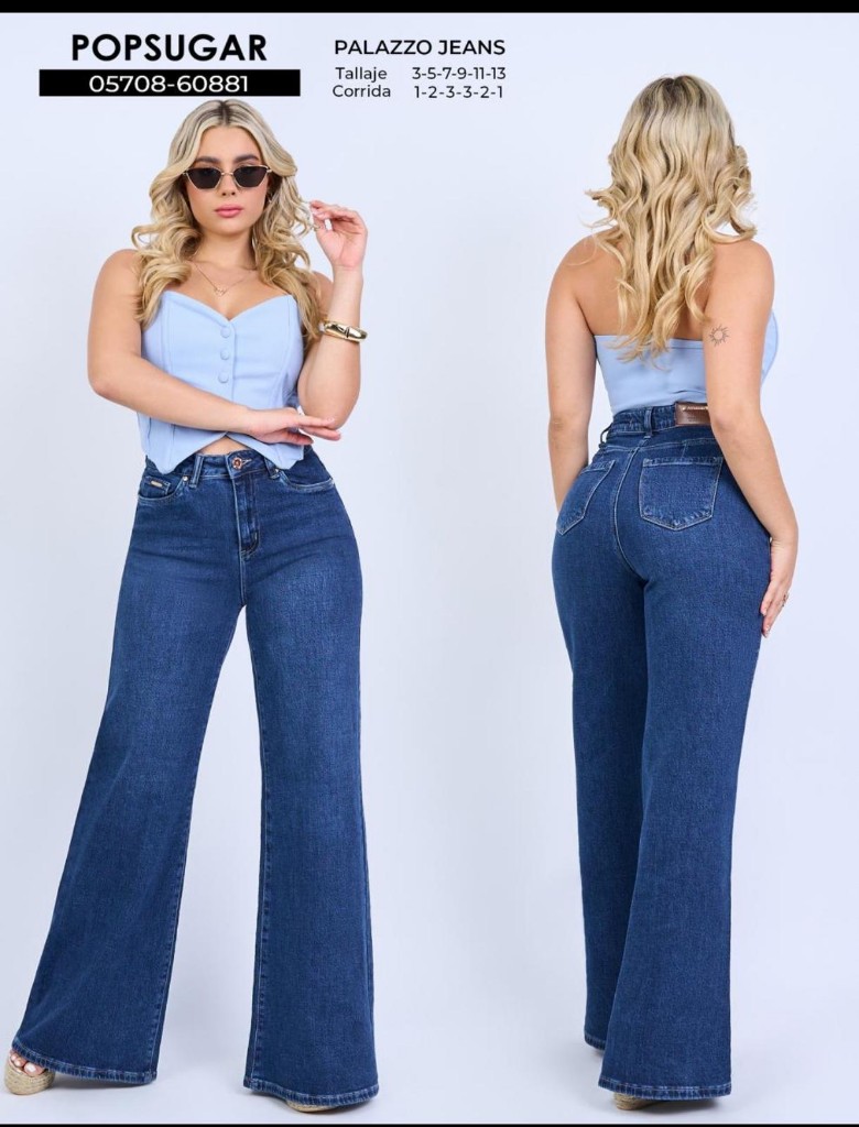 Palazzo Jeans Popsugar