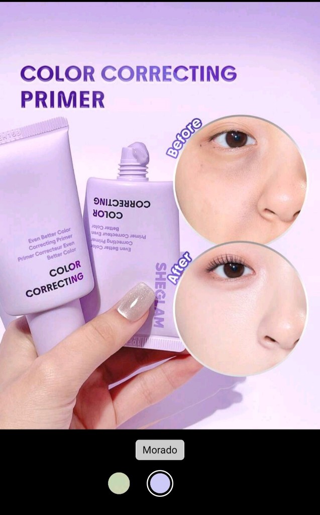 Prebase correctora lila