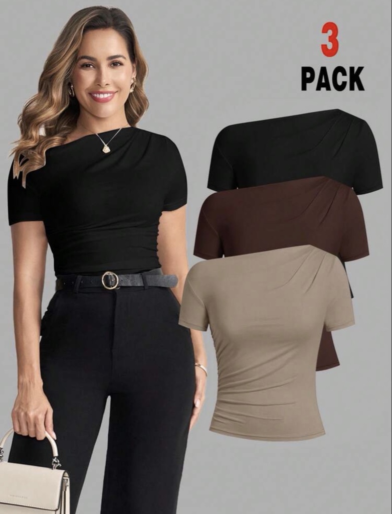 Shein clase mi 3 piezas/set camiseta