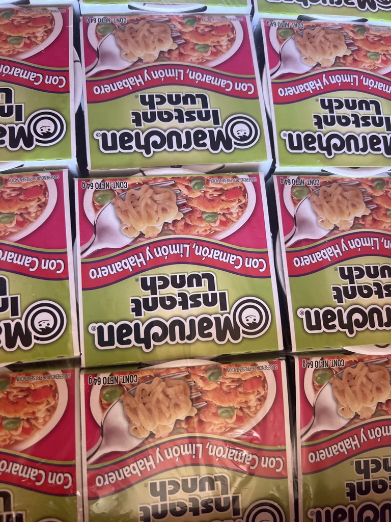 Maruchan camarón y habanero