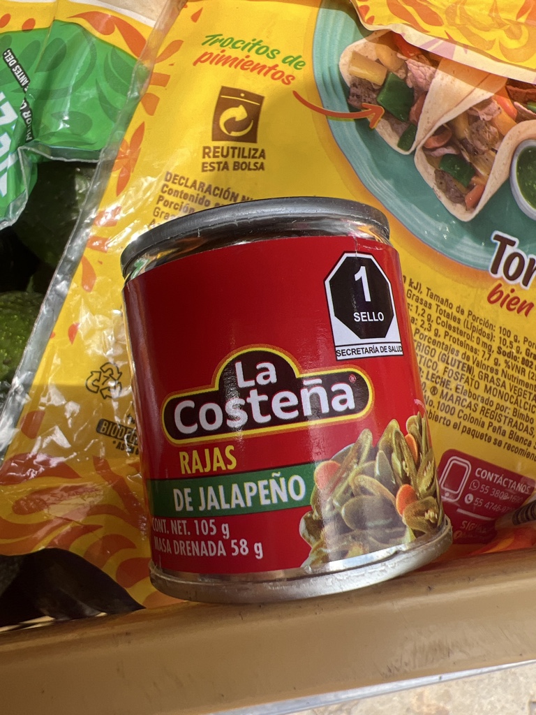 La Costeña rajas jalapeño 105g