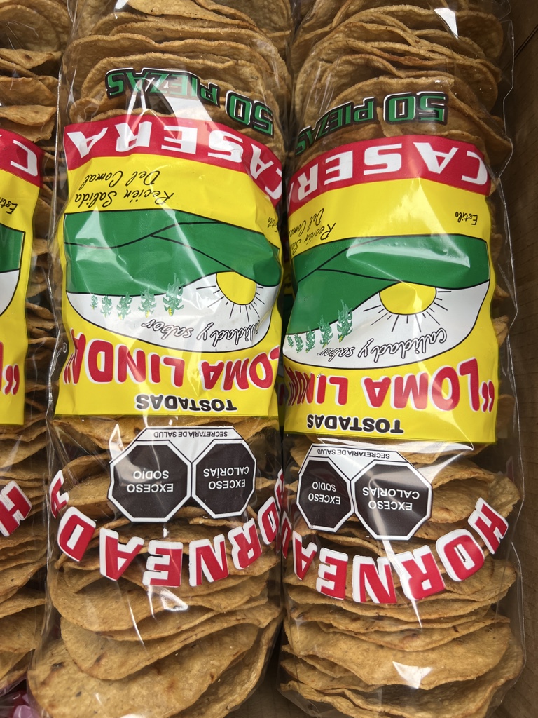 Tostadas Loma linda grandes 50 pzs