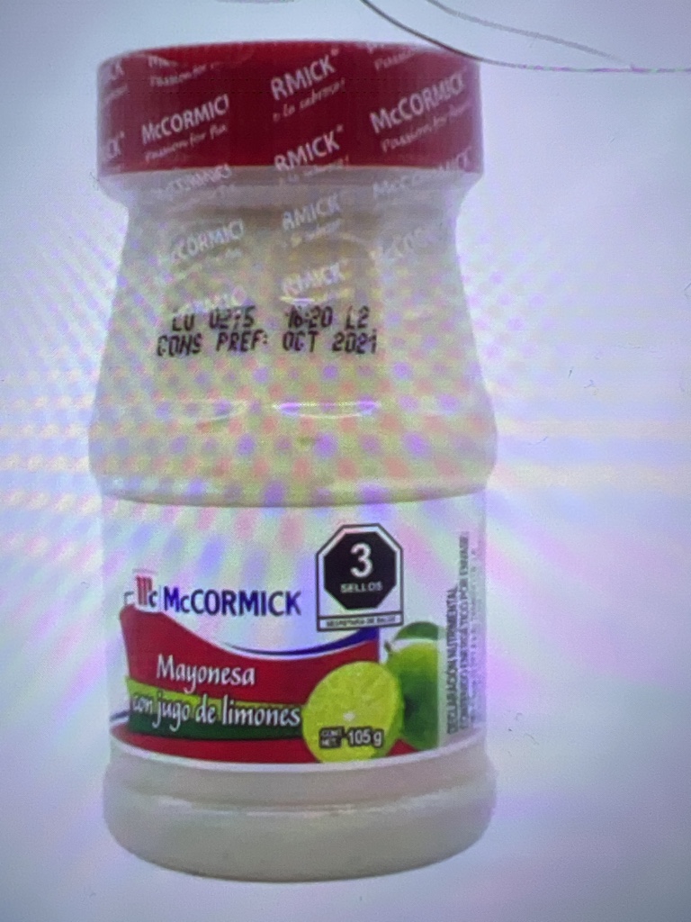 McCormick mayonesa 105g