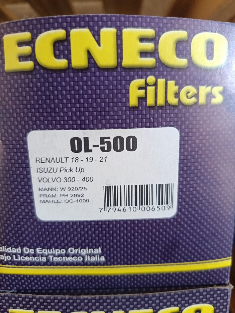 OL 500 renault 18 - 19 - 21 / Volvo 300 - 400 TECNECO
