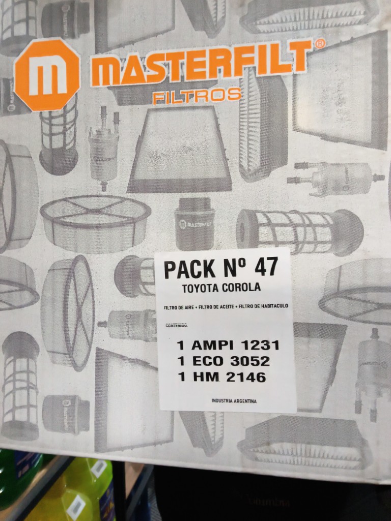 MasterFilt Toyota Corolla Pack N°47