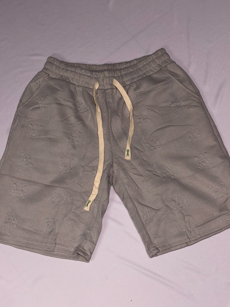 Short gris con cordon