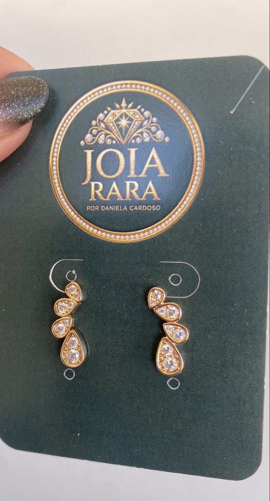 Brinco Ear cuff gota