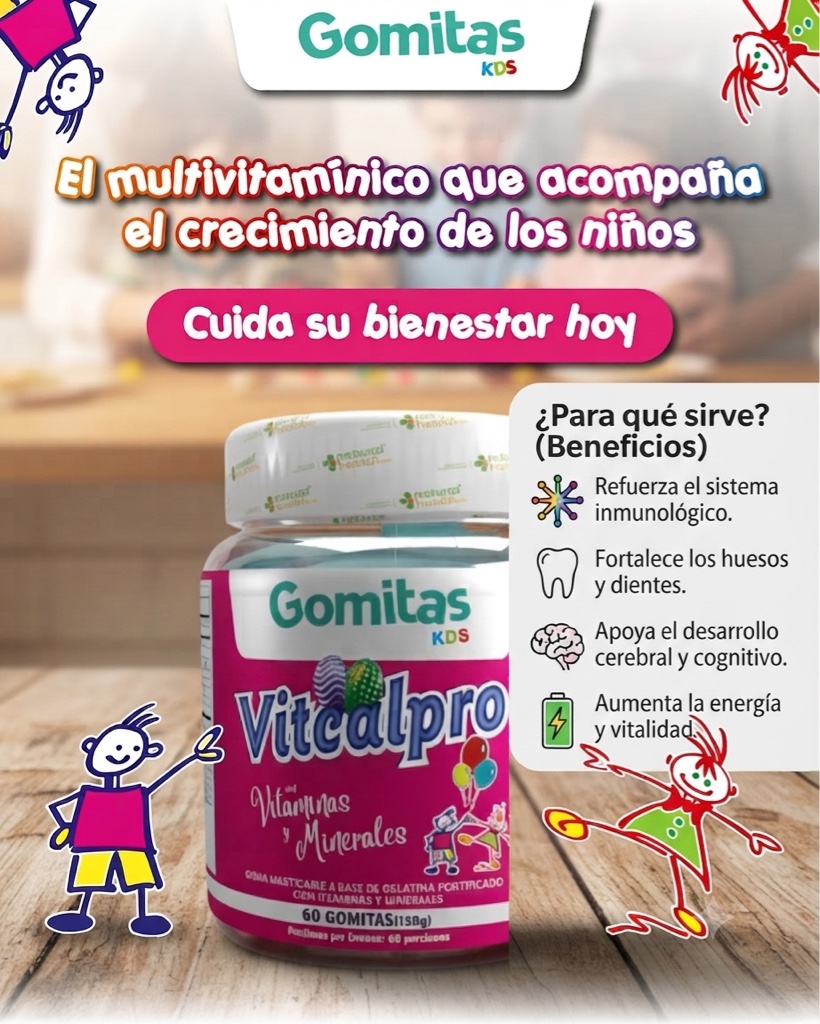 Gomitas Vitcalpro Kids