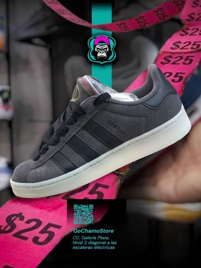 ADIDAS CAMPUS 00S GRIS/NEGRO
