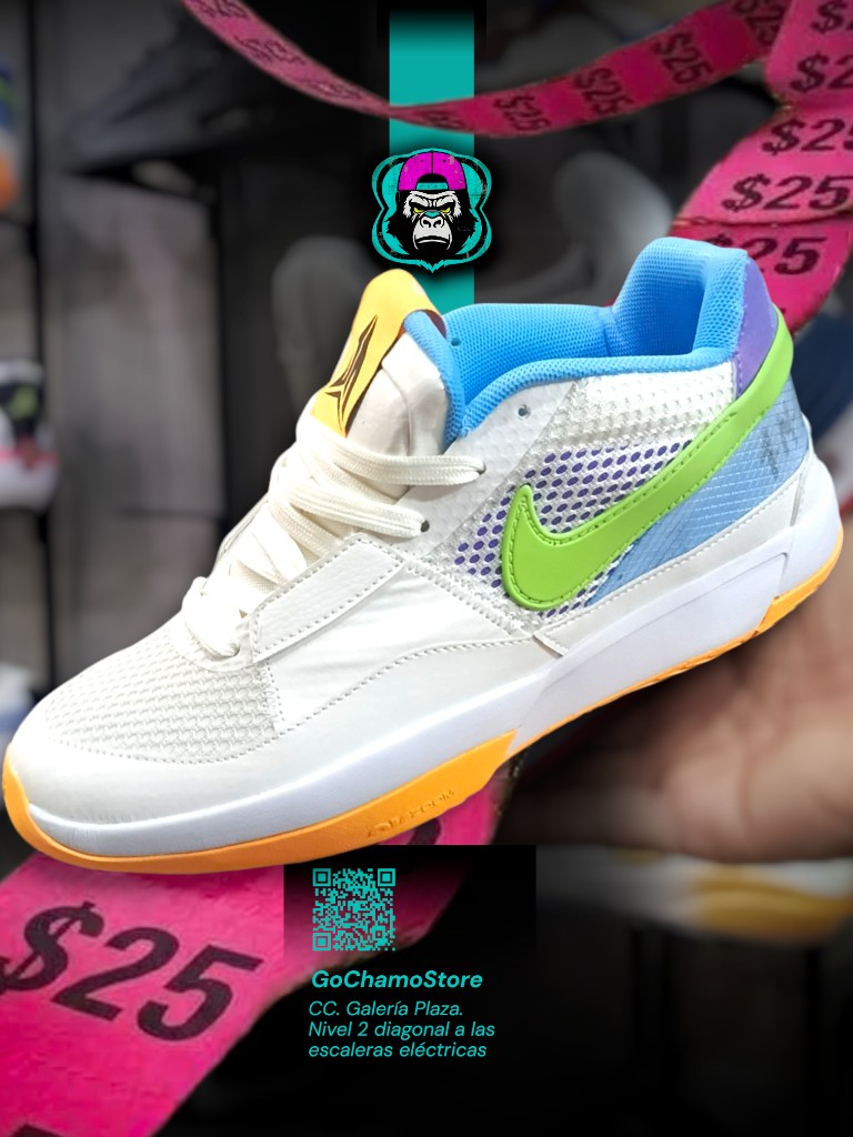 NIKE JA MORANT BLANCOS COLORS