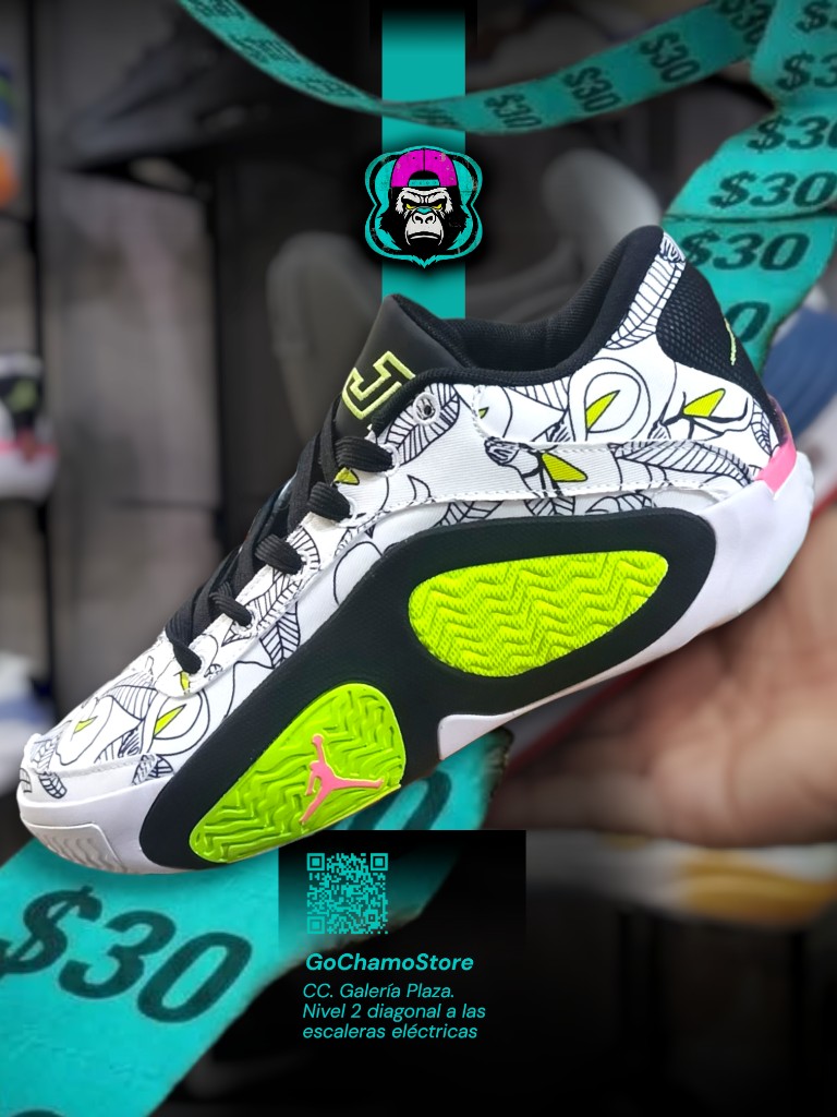 NIKE JORDAN TATUN BLANCA/VERDE