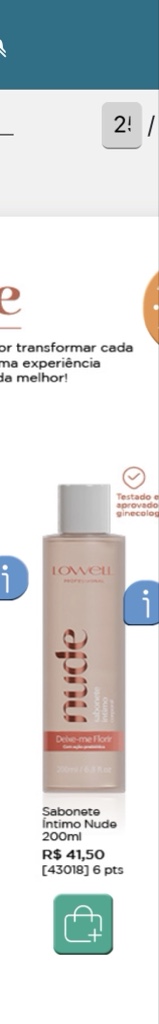 Loveell Nude Sabonete Íntimo 200ml