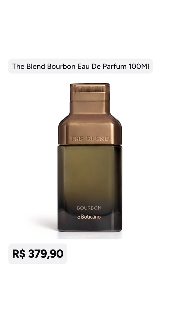 oBoticário The Blend Bourbon 100ml