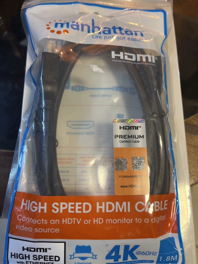 Manhattan cable HDMI 1.8M
