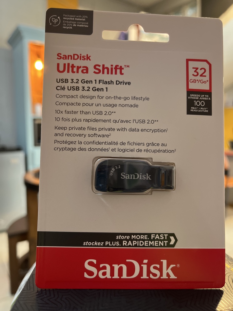 SanDisk Ultra Shift USB negro 32GB